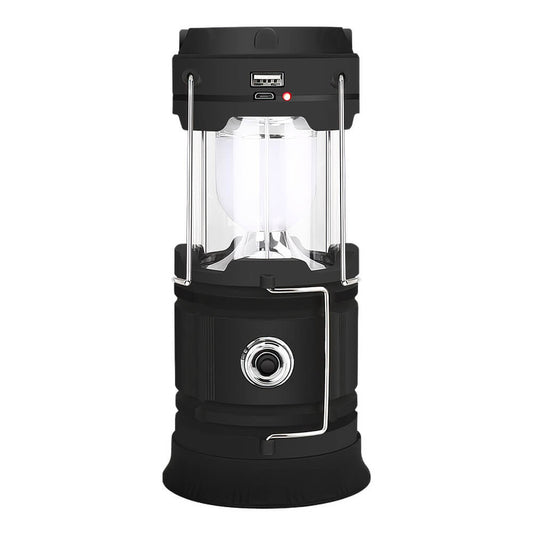 Foldable Solar LED Camping Lantern USB Rechargeable